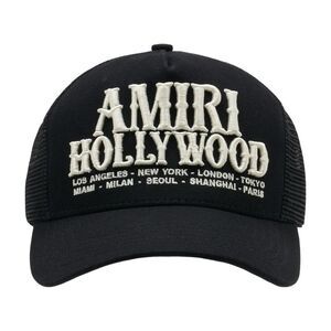 Hollywood Trucker Cap - Amiri - Cotton - Black